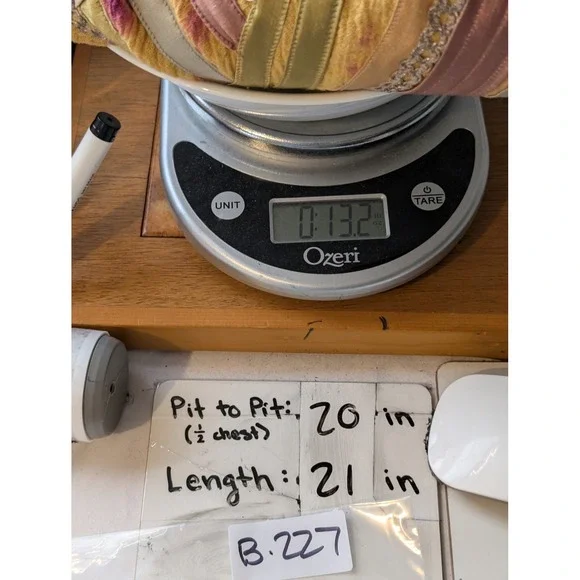 Vintage Y2K Womens Beaded Quilted Jacket Size XS Cottagecore Boho Indie Tapestry - Picture 9 of 9